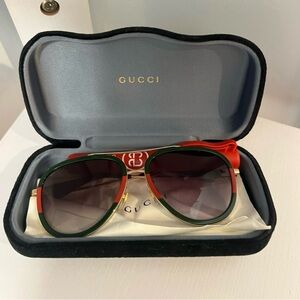 Gucci Green Sunglasses